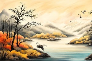 オフィスに山水画を飾る際の風水上の禁忌